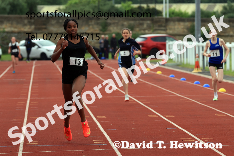 Sprints, 2026 Northumberland Schools Track and Field, Wentworth, Hexhan. Photo: David T. Hewitson/Sports for All Pics